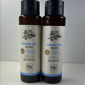 2 New Soapbox Argan Oil Anti-Frizz Shampoos
